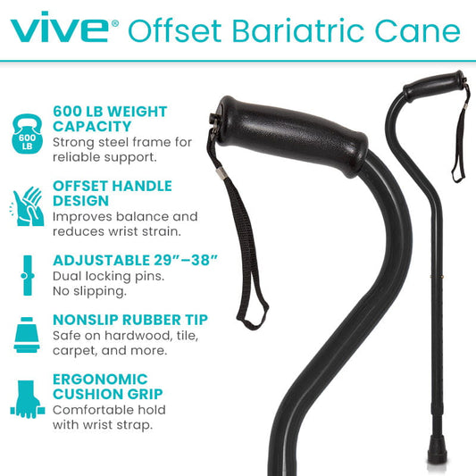 Offset Bariatric Cane