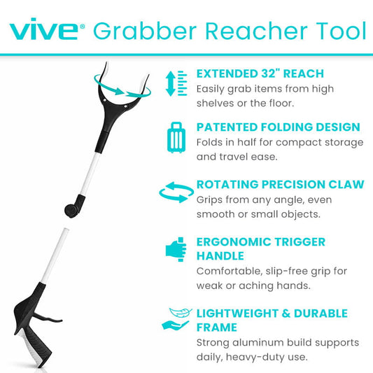 Folding Reacher Grabber