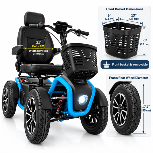 Heartway S43 All Terrain 4-Wheel Scooter