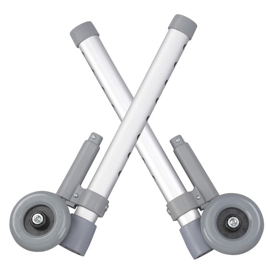Drive Medical Rear Glide Walker Brakes with 3" Wheel Option
