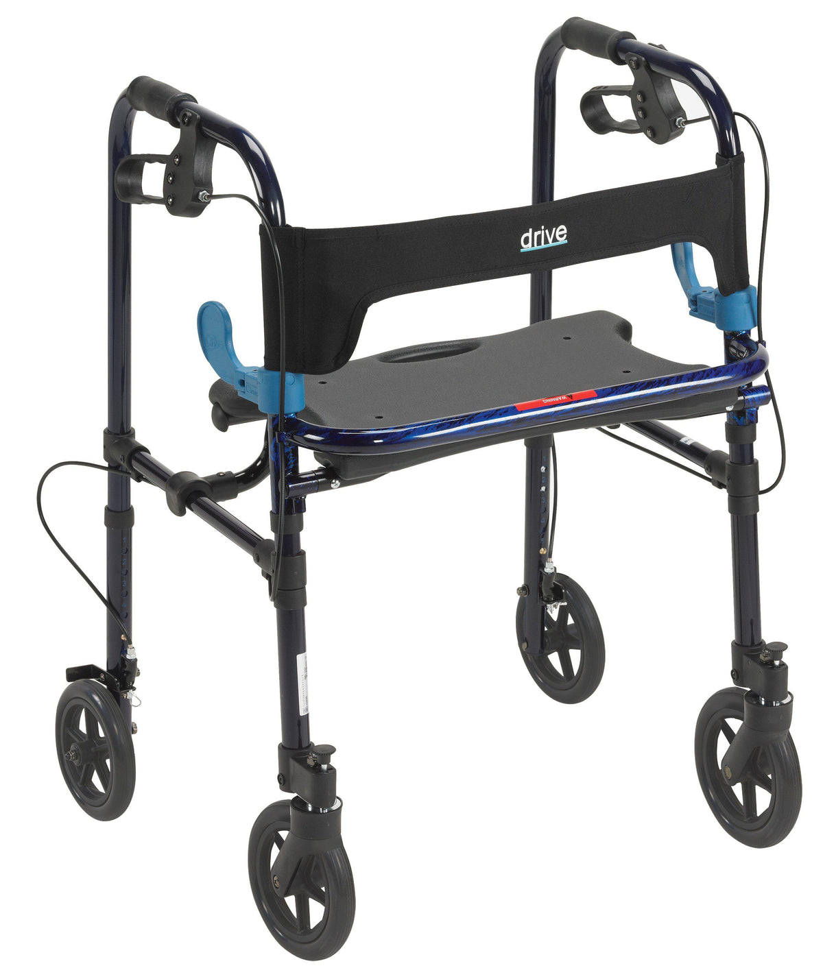 Drive Medical Clever-Lite Walker with 8" Casters