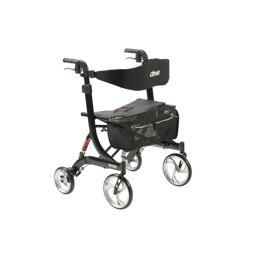 Drive Medical Nitro Heavy Duty Rollator 10266HD-BK