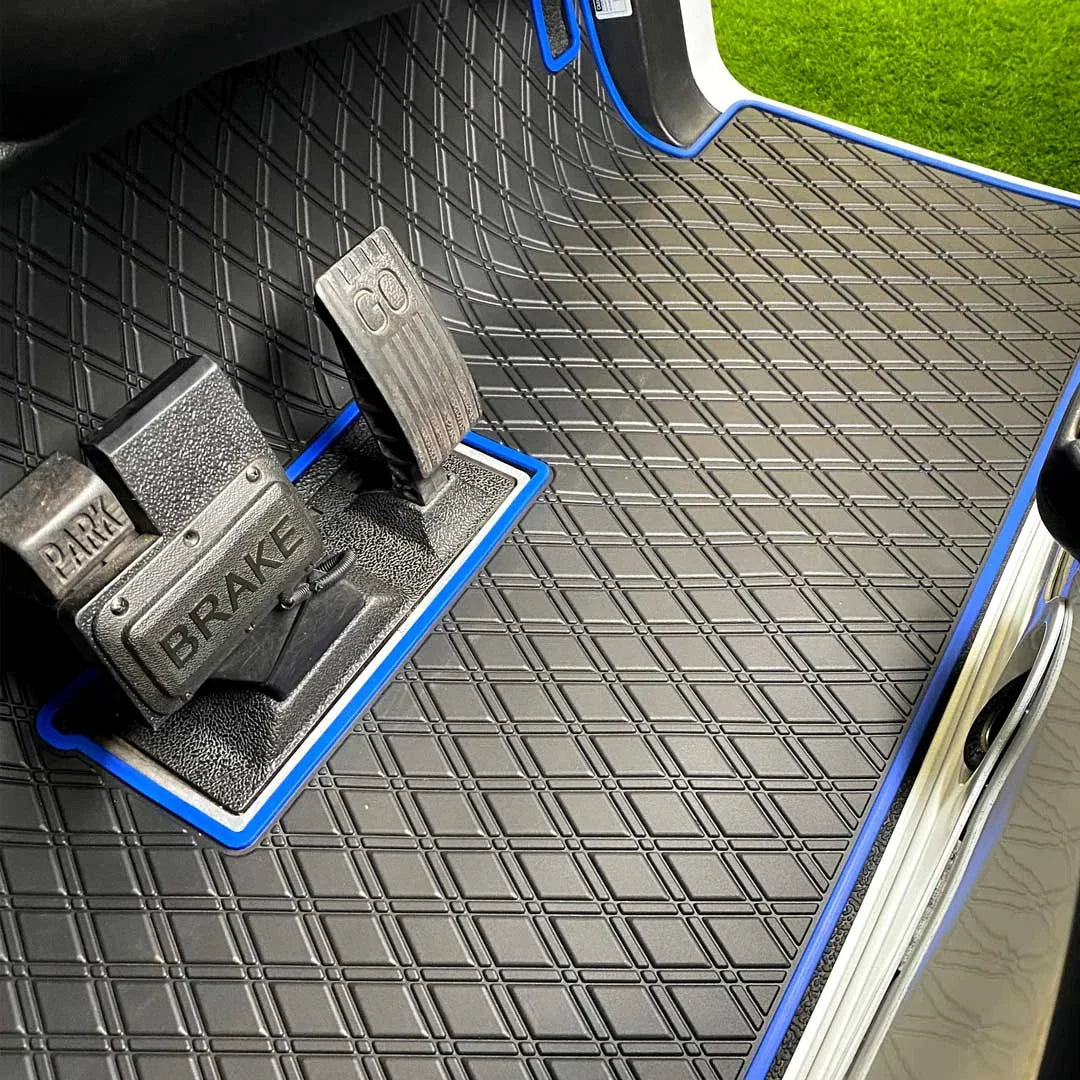 Xtreme Floor Mat - Blue Trim