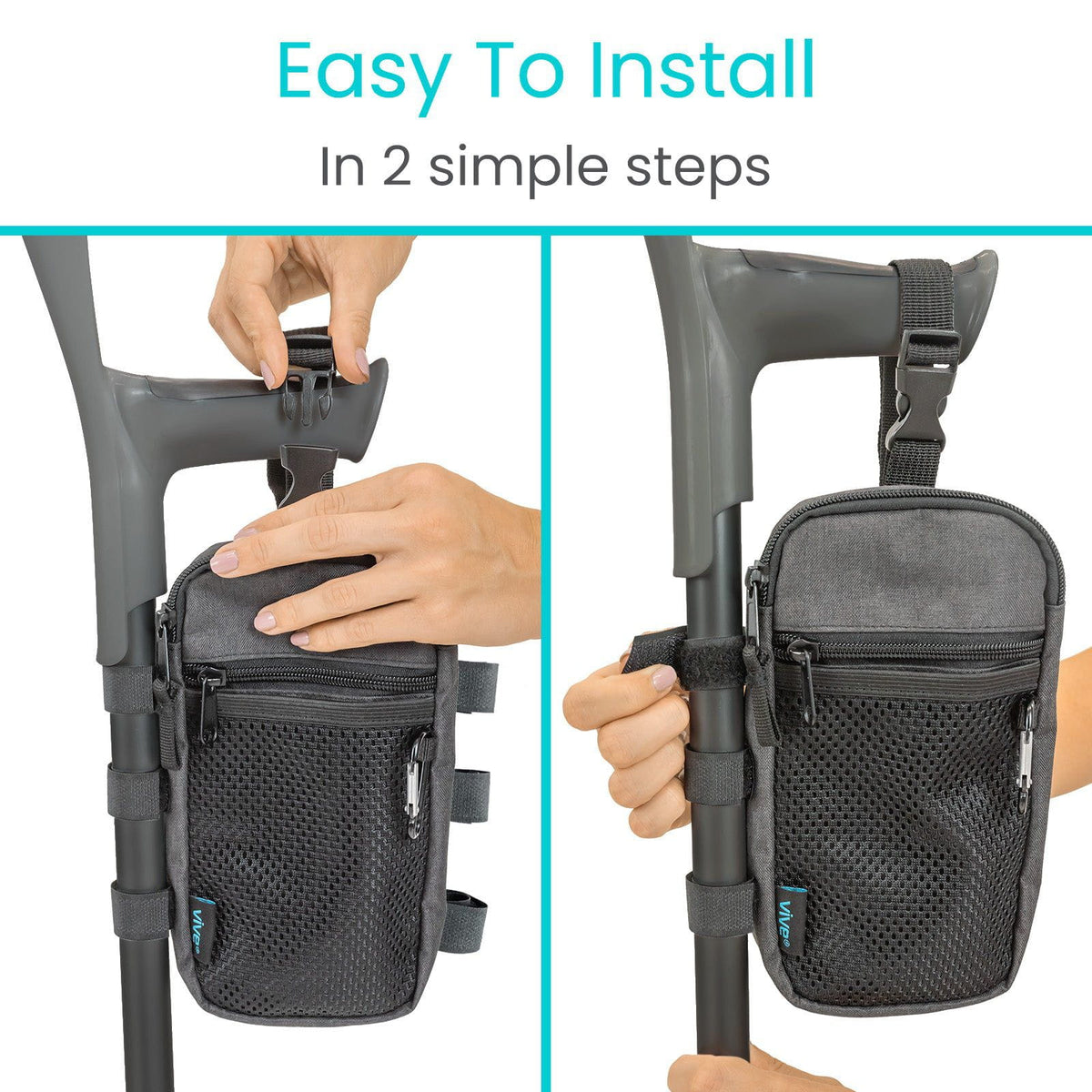 Multi-Purpose Accessory Bag For Canes