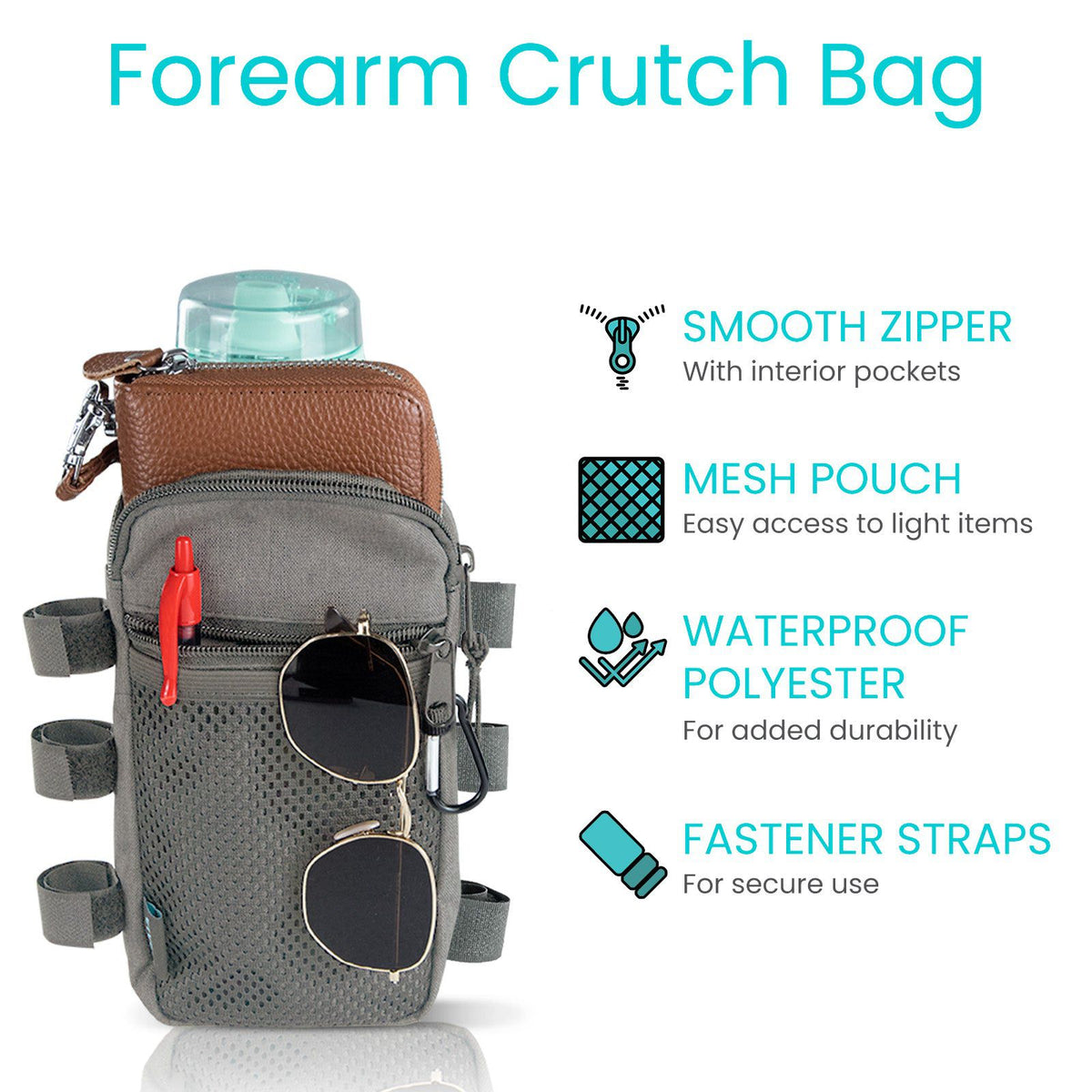 Multi-Purpose Accessory Bag For Canes