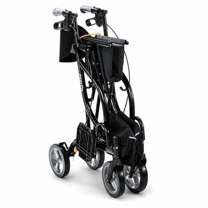 Drive Medical Airgo Fusion 2 in 1 Folding Rollator and Transport Chair