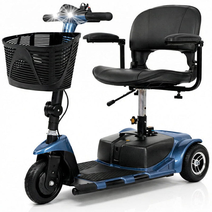 3 Wheel Mobility Scooter - Electric Long Range Powered Wheelchair