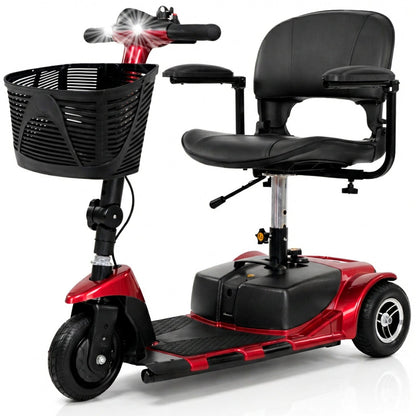 3 Wheel Mobility Scooter - Electric Long Range Powered Wheelchair
