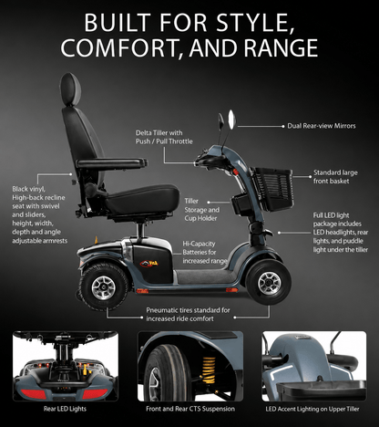 Pride Mobility Colt Sport 4-Wheel Scooter S710DXW