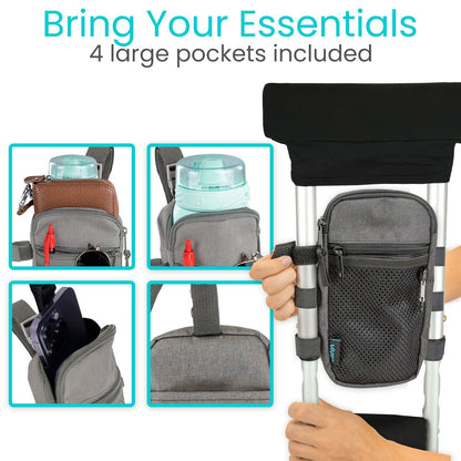 Multi-Purpose Accessory Bag For Canes