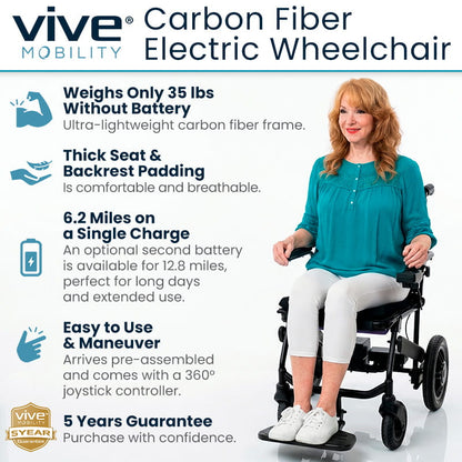 Carbon Crossover Power Wheelchair