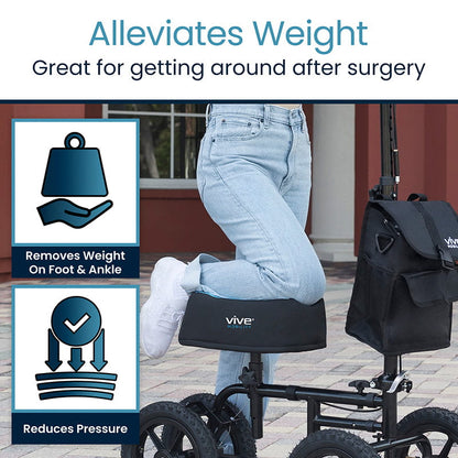 Foam Knee Walker Pad with Comfort Gel