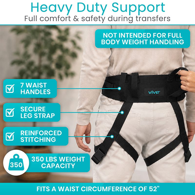Transfer Belt with Leg Straps
