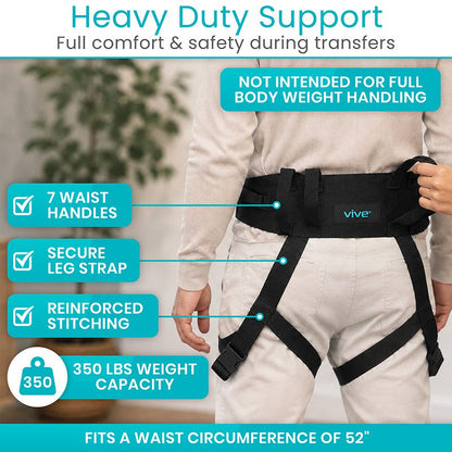 Transfer Belt with Leg Straps