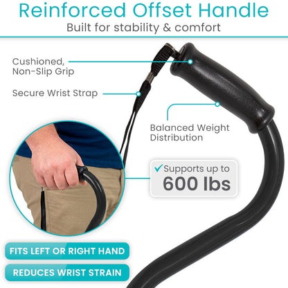 Offset Bariatric Cane