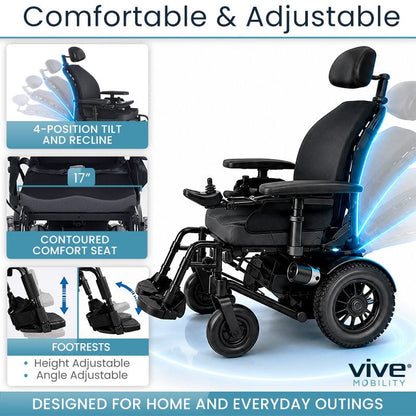 FloTilt Power Wheelchair | 4 Position Tilt