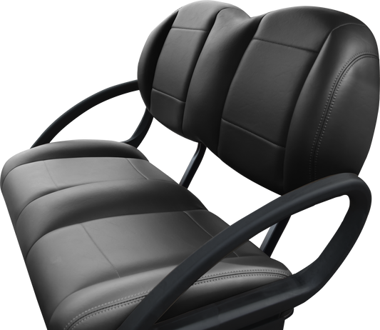 New Premium Black Front Seat Back
