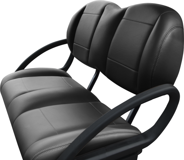 New Premium Black Front Seat Bottom