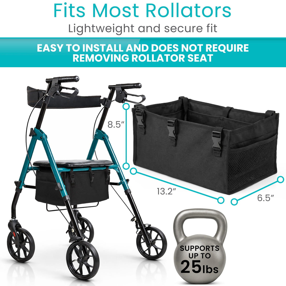 Rollator Seat Bag