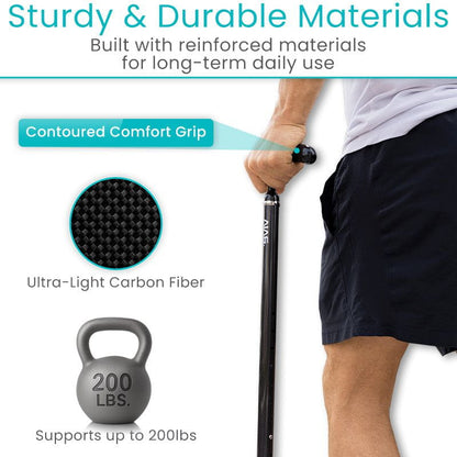 Carbon Fiber Quad Cane