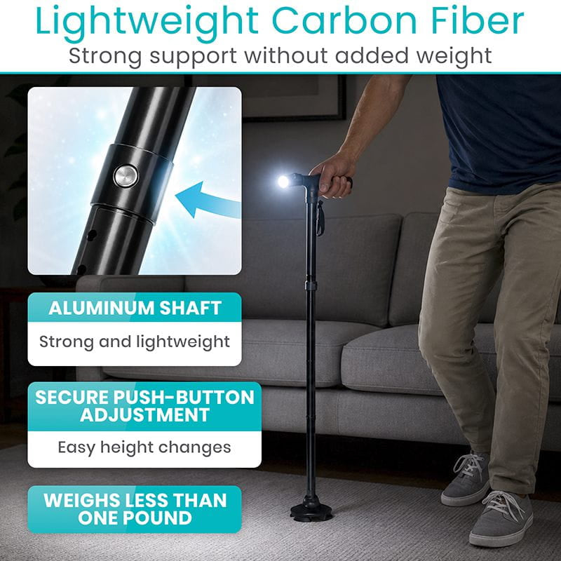 LED Folding Cane