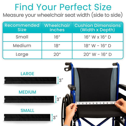Easy-Clean Wheelchair Cushion