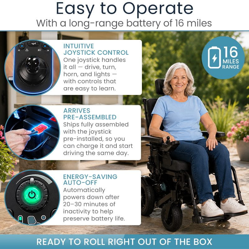 FloTilt Power Wheelchair | 4 Position Tilt