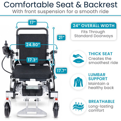 Power Wheelchair - Foldable Long Range Transport Aid
