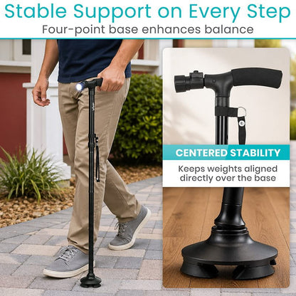 LED Folding Cane