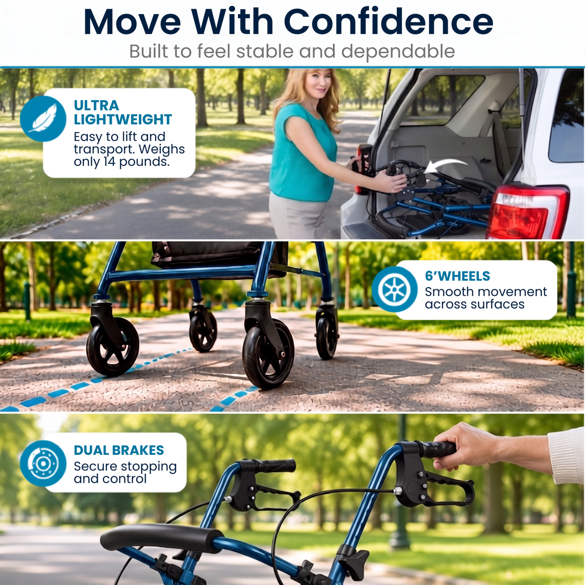 Lightweight Rollator