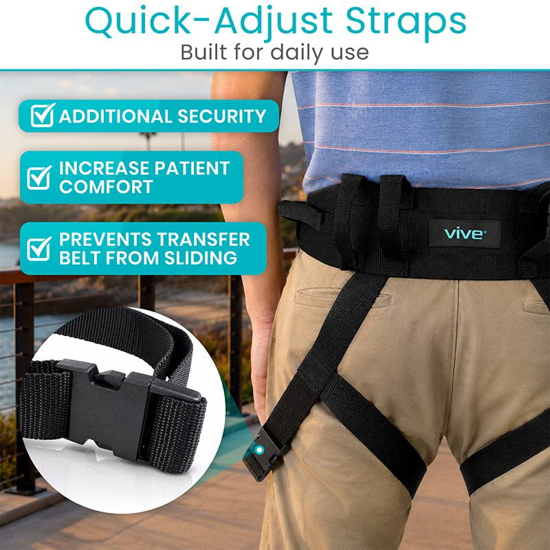 Transfer Belt with Leg Straps