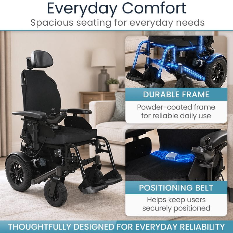FloTilt Power Wheelchair | 4 Position Tilt