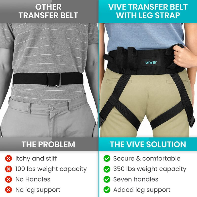 Transfer Belt with Leg Straps