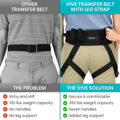 Transfer Belt with Leg Straps