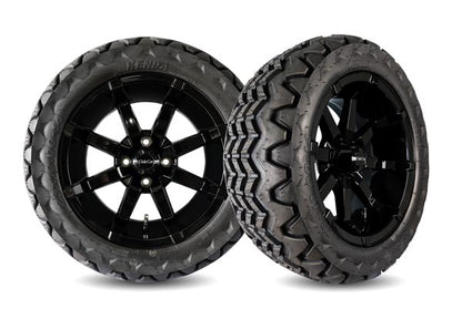 14" Gloss Black Aerion Wheel with 23x10-14 Kraken Tire