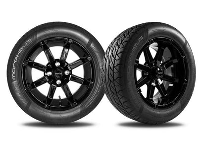 14" Gloss Black Aerion Wheel with 215/50R14 Morpheus Tire