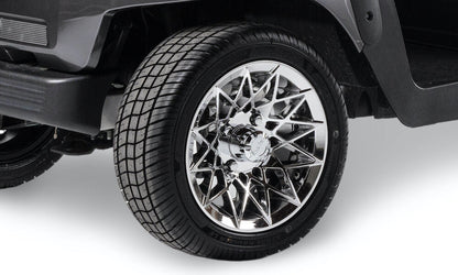 12" Athena Chrome Wheel with 205/40-12 Steel-Belted Radial Tire