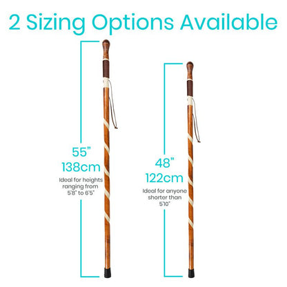 Carved Wooden Walking Stick
