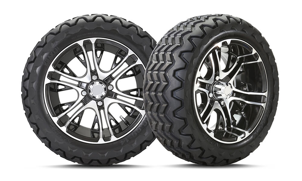 14" Mercury Wheel with 23x10-14 Kraken Tire