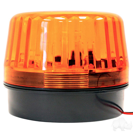 LED Strobe Light, Amber, 12-24VDC