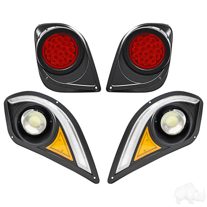 LED Light Kit w/ RGBW LED Running Light, Yamaha Drive2