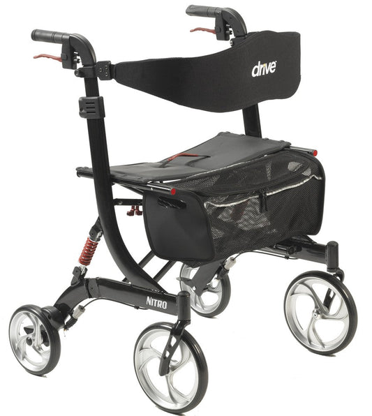 Drive Medical Nitro Heavy Duty Rollator 10266HD-BK