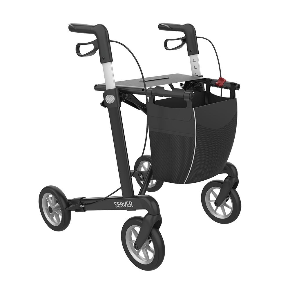 Rehasense Server Aluminum Lightweight Rollator