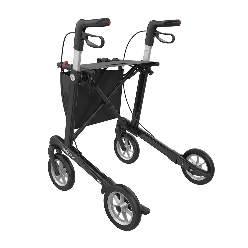 Rehasense Server Aluminum Lightweight Rollator