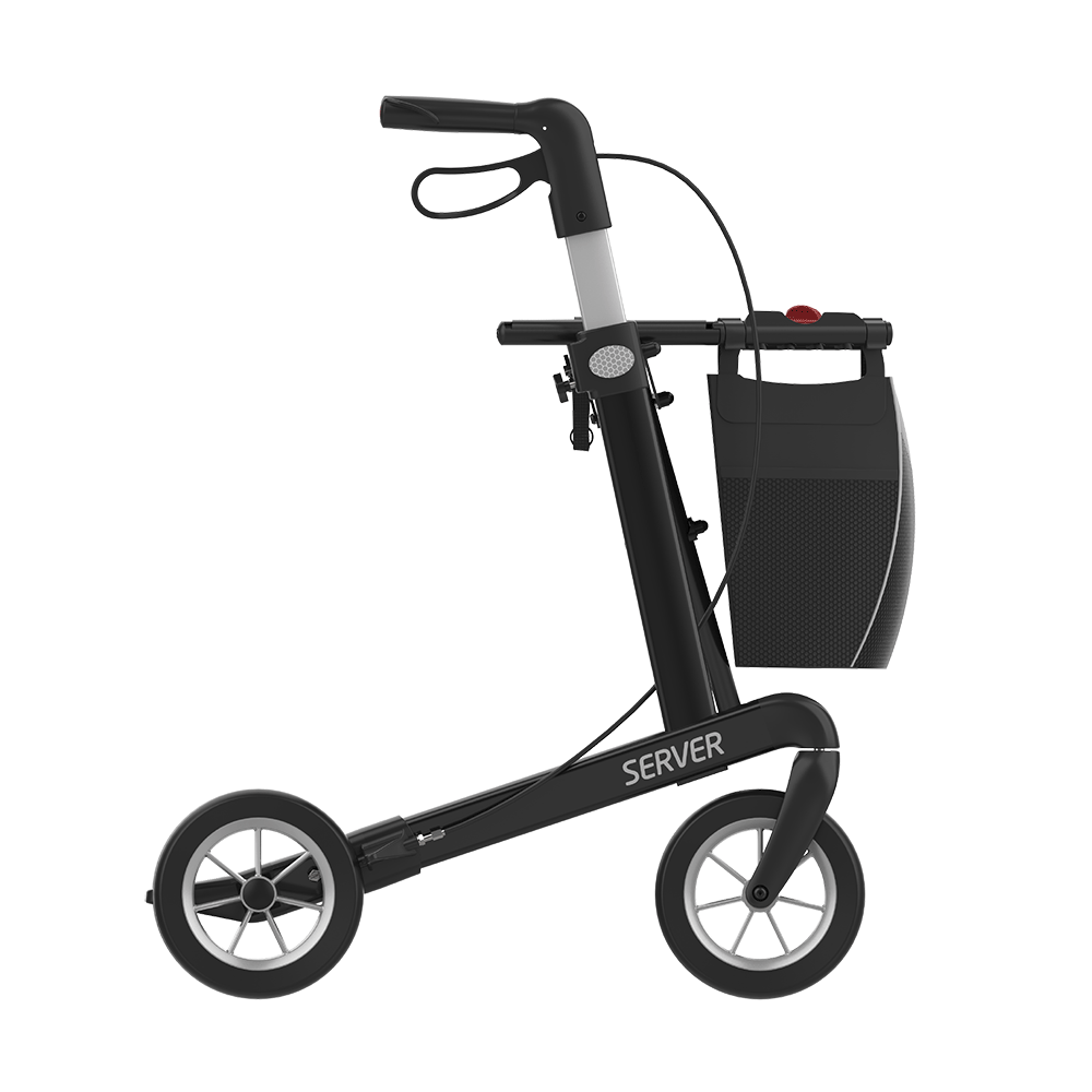 Rehasense Server Aluminum Lightweight Rollator