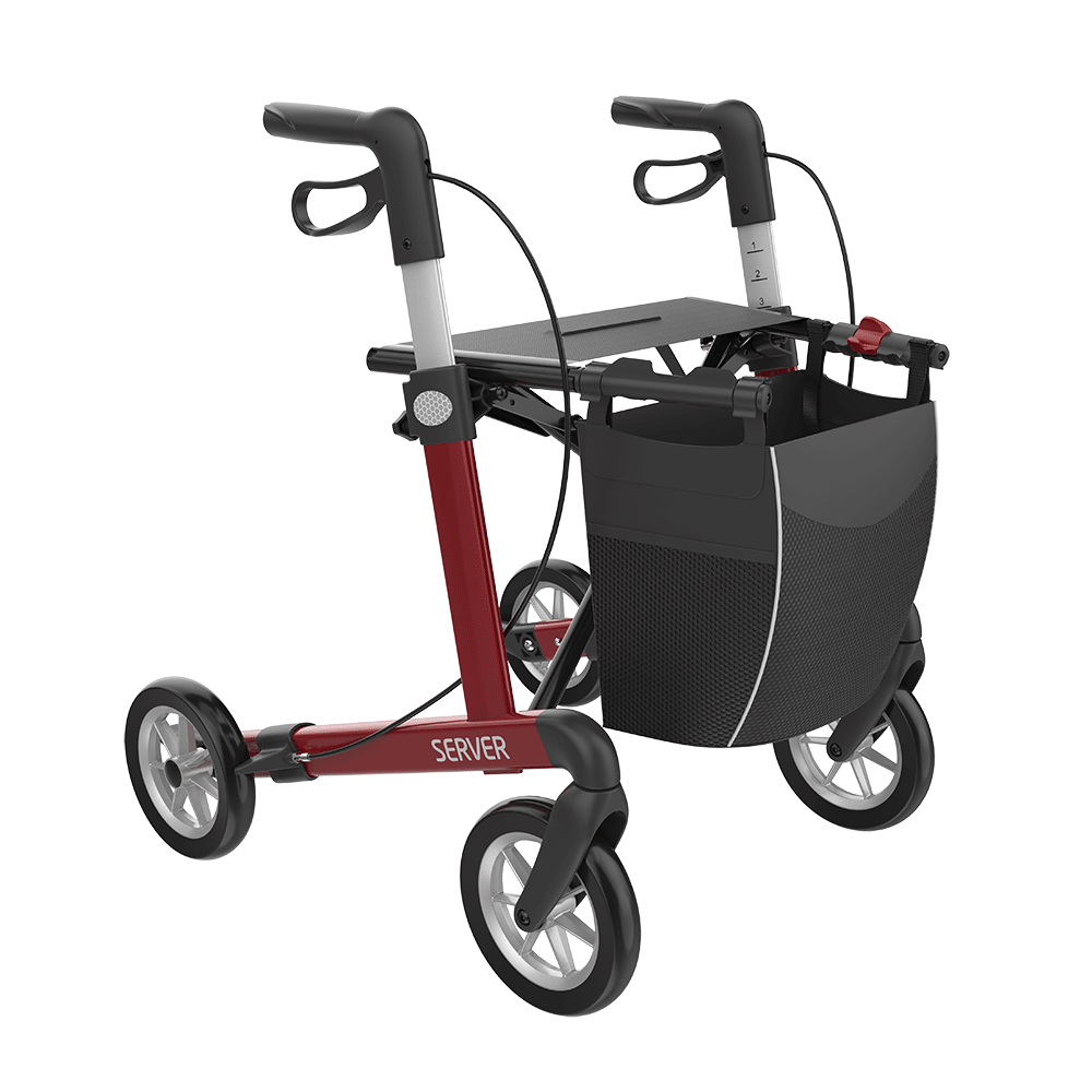 Rehasense Server Aluminum Lightweight Rollator