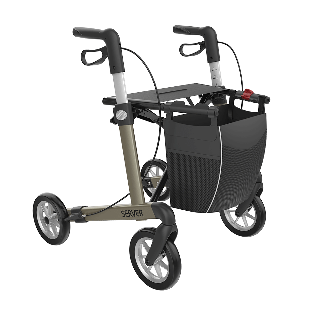 Rehasense Server Aluminum Lightweight Rollator