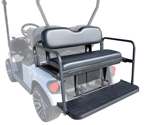 E-Z-GO Titan X Rear Seat Kit w/ Black Standard Seats