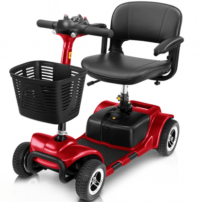 4 Wheel Mobility Scooter - Electric Powered with Seat for Seniors