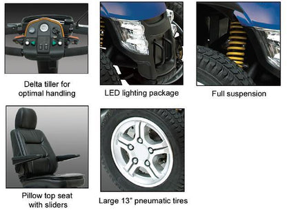 Pride Mobility Pursuit XL 4-Wheel Scooter S714